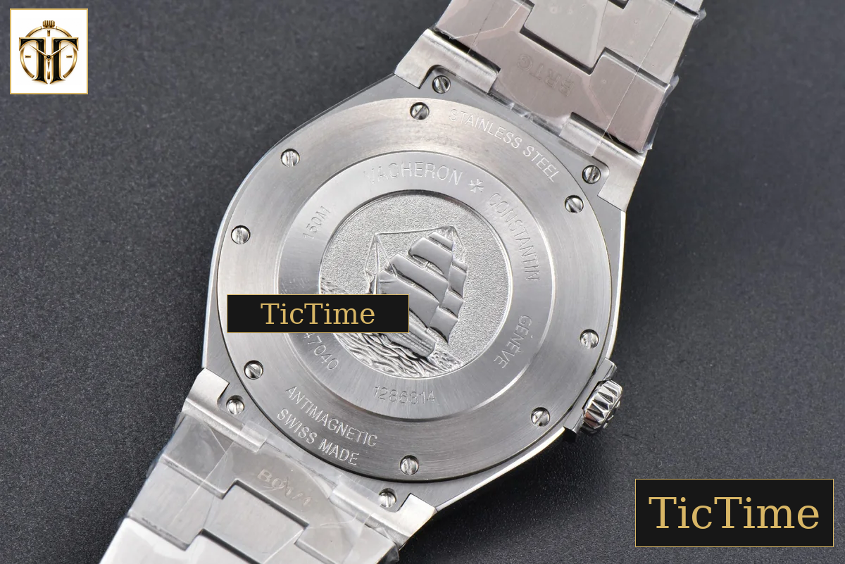 Overseas 47040 42mm PPF Black Dial SS Bracelet A1226 — foto 25