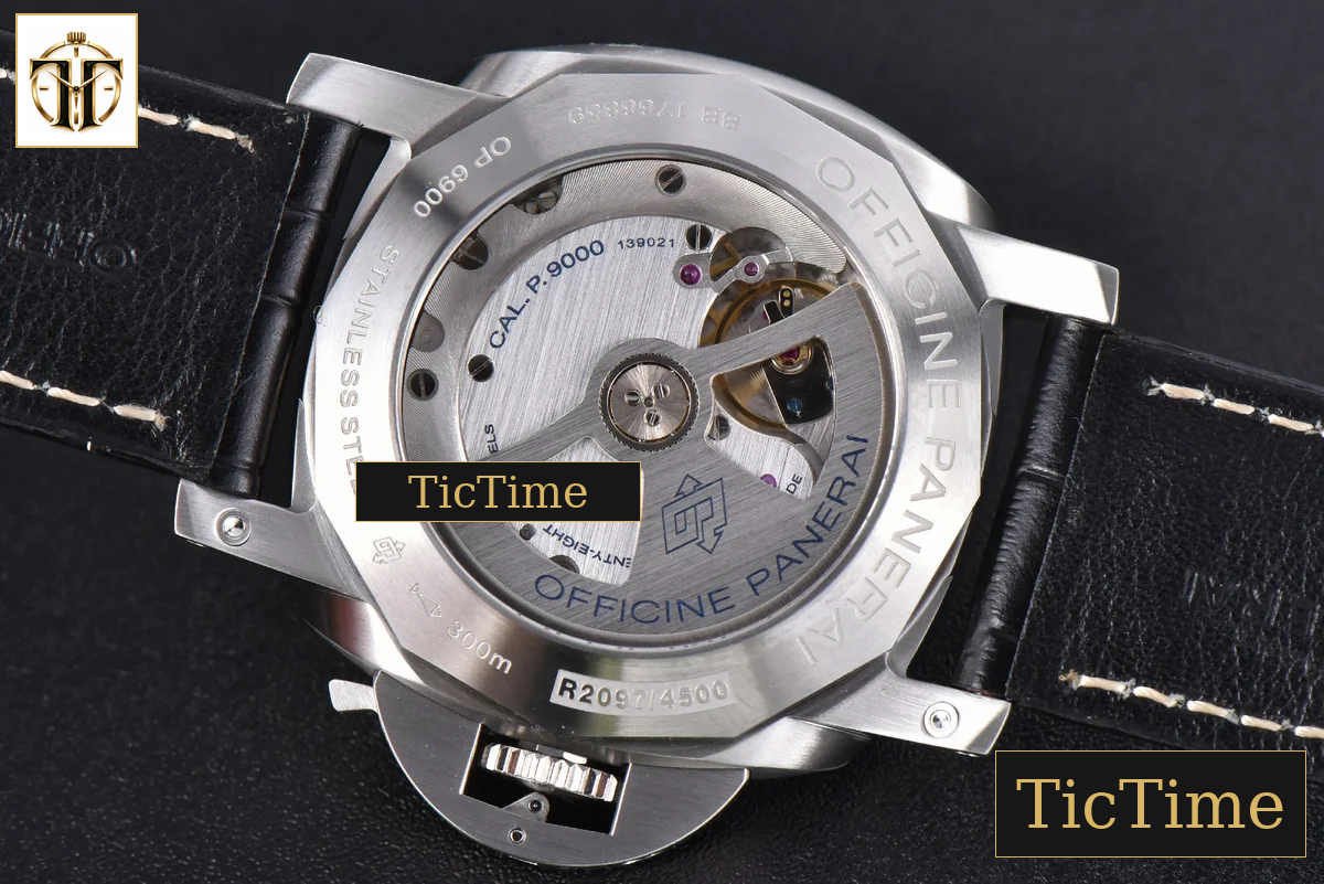 Luminor 1950 3 Days PAM312 44mm VSF Black Dial Leather Strap P9000 — foto 16