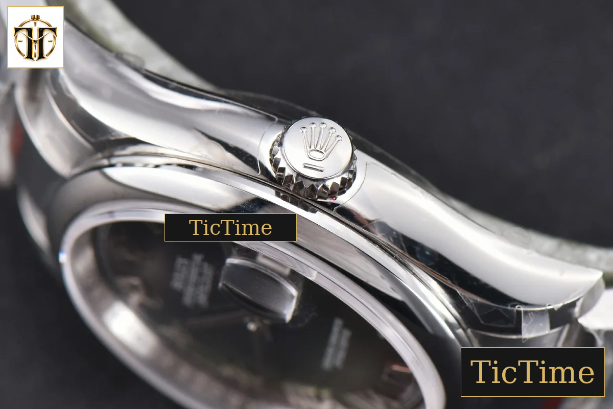 DateJust 36mm GMF SS Smooth Bezel Gray MOP Dial Roma Marker Oyster Bracelet VR3235 — foto 12