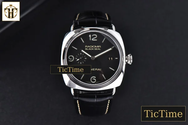 Foto frontal — Radiomir PAM388 45mm VSF Black Dial Leather Strap P9000