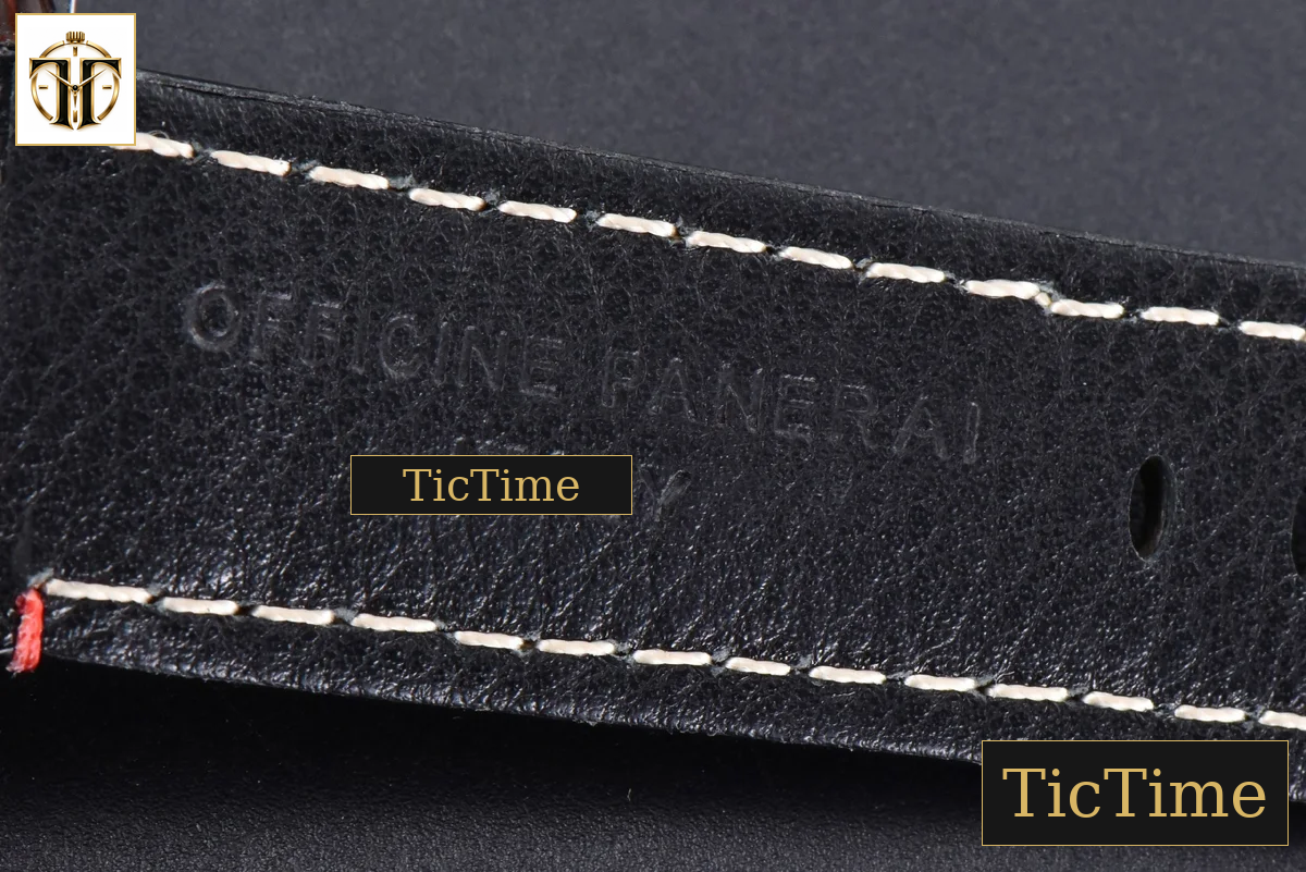 PAM910 44mm TTF Black Dial Black Leather Strap P9010 — foto 29