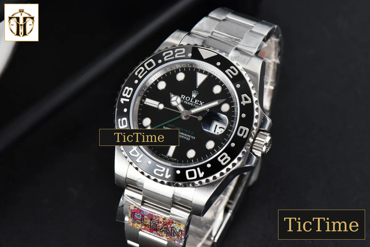 GMT-Master II LN 116710 40mm Clean Factory Black Ceramic Oyster Bracelet VR3186 — foto 4