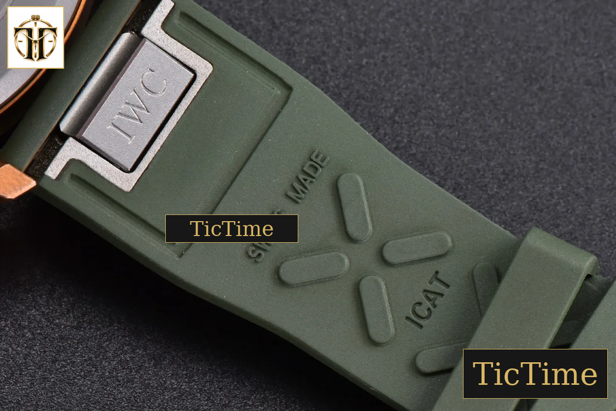 Big Pilot IW329702 43.8mm M+F Bronze Green Dial Green Rubber Strap A2892 — foto 27