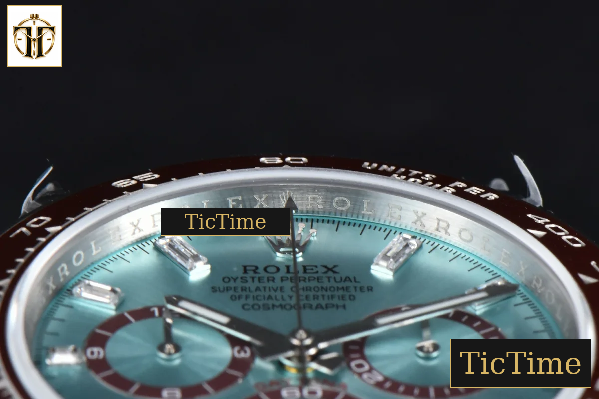 Daytona 904L 126506 40mm BPF SS Black Bezel Ice Blue Dial Diamond Marker SS Bracelet SH4131 — foto 14