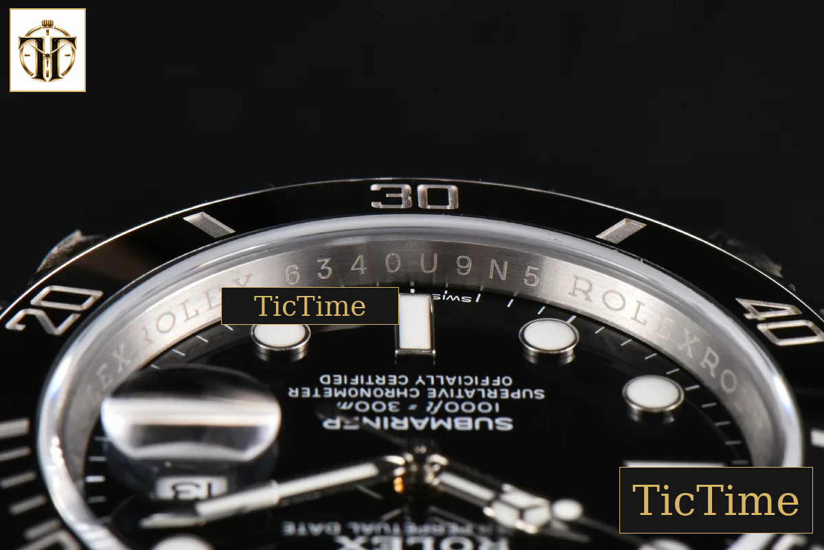 Submariner LN 40m 116610 40.5mm King Factory Black Ceramic Black Dial SS Bracelet VS3135 — foto 14
