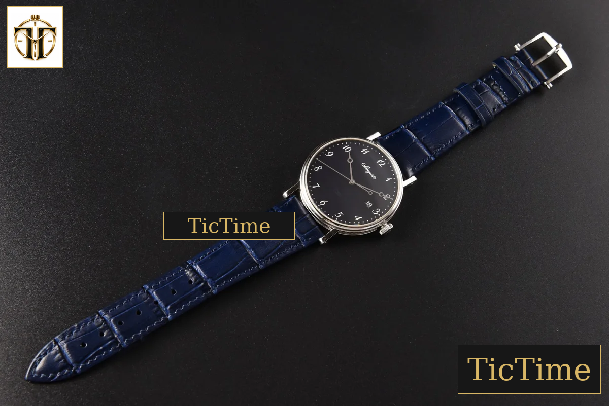 Classique 5177 38mm LTF Black Dial Digital Marker Blue Leather Strap MY9015 — foto 32