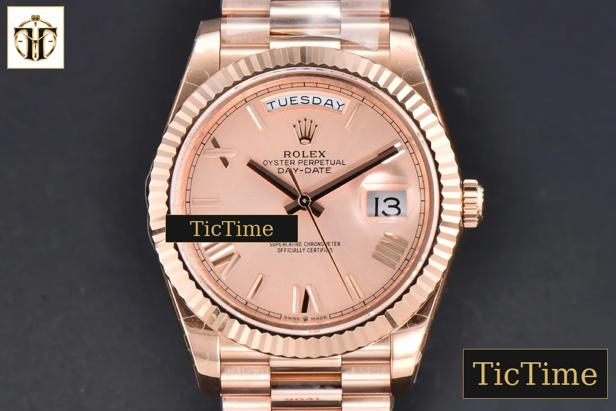 DayDate 40mm GMF RG RG Dial Roma Marker President Bracelet A2836 — foto 2