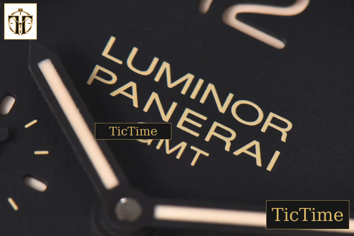 Luminor 1950 GMT PAM441 44mm VSF Ceramic 3 Days Black DIal Leather Strap P9001 — foto 5