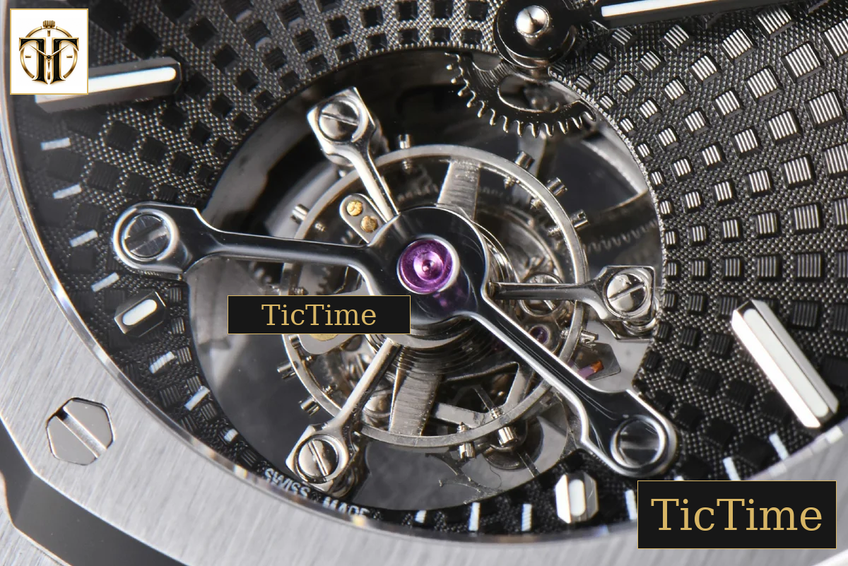 Royal Oak Tourbillon 41mm R8F SS Gray Dial SS Bracelet Flying Tourb V2 — foto 7