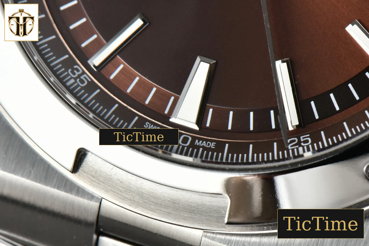 Overseas 4500V 41mm ZF Brown Dial SS Bracelet A5100 — foto 8