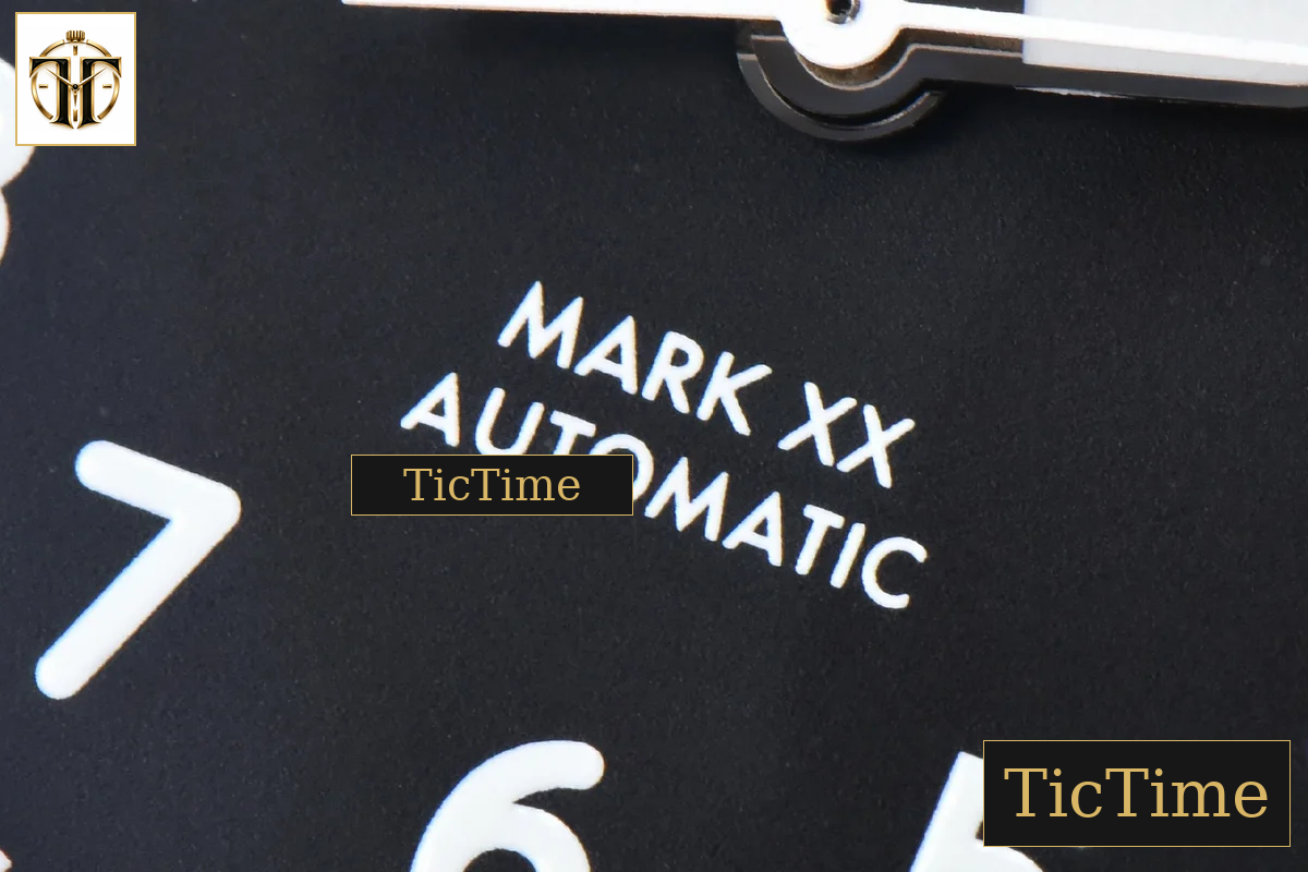 Mark XX IWC328201 40mm GSF Black Dial Black Leather Strap A2892 — foto 8