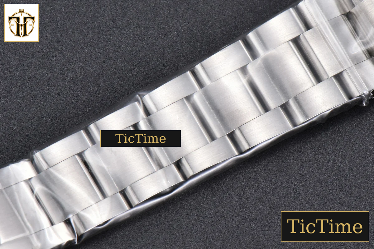 Submariner LV 16610 40mm RAF Green Bezel 904L SS Bracelet No Rehaut SH3135 — foto 29