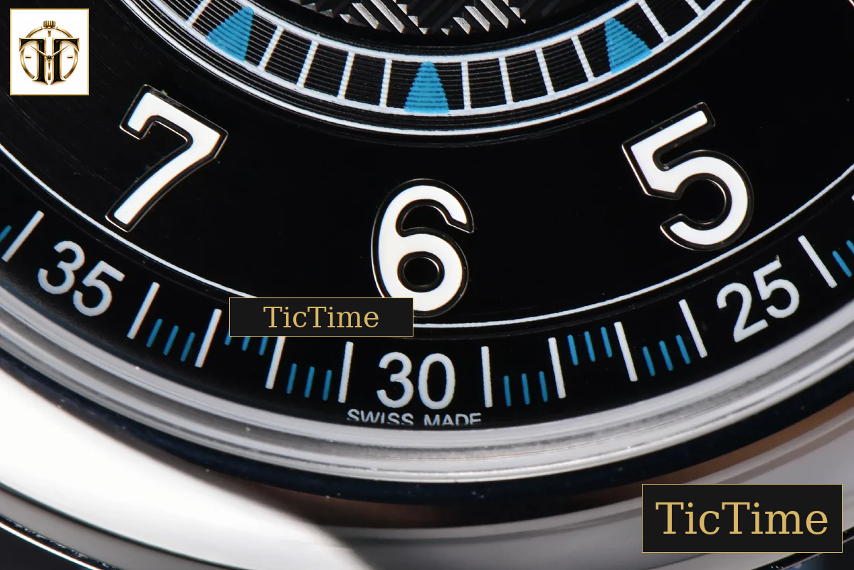 Calatrava 6007G 40mm ZF Black Dial Blue Hand Nylon Strap 9015 — foto 8