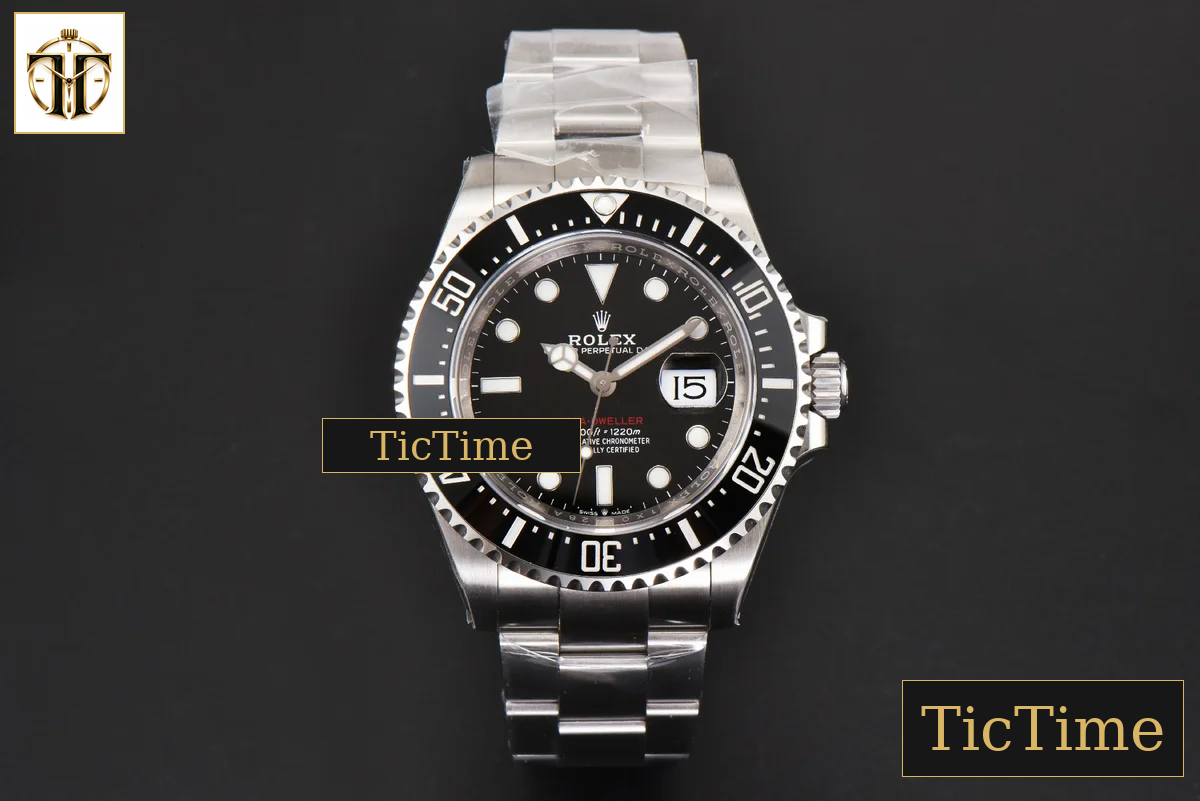 Sea-Dweller 126600 43mm VSF Black Ceramic ‘Red Text’ SS Bracelet VS3235 — foto 3