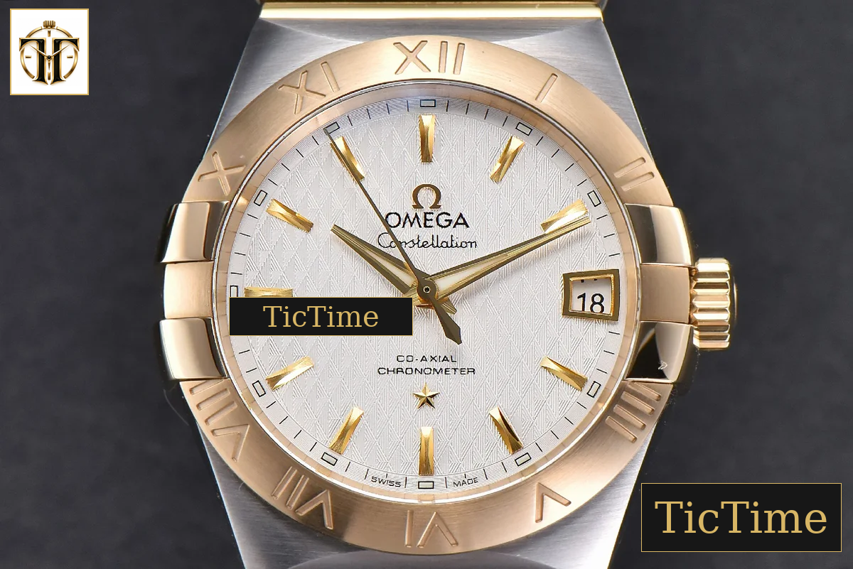 Constellation 38mm VSF YG/SS White Textured Dial YG/SS Bracelet A8500 — foto 2