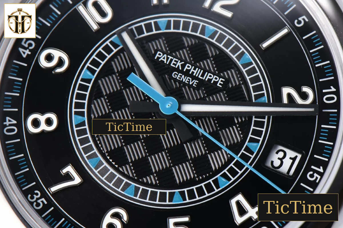 Calatrava 6007G 40mm ZF Black Dial Blue Hand Nylon Strap 9015 — foto 9