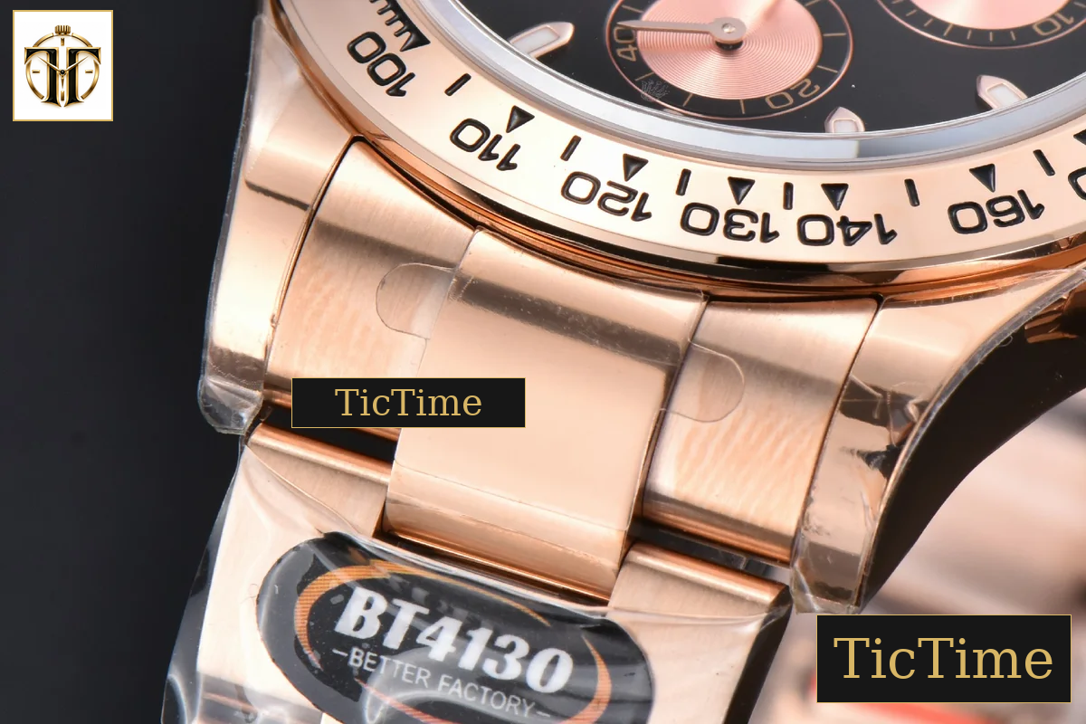 Daytona 116505 40mm BTF Black Dial RG Subdial RG Bracelet SA4130 — foto 10