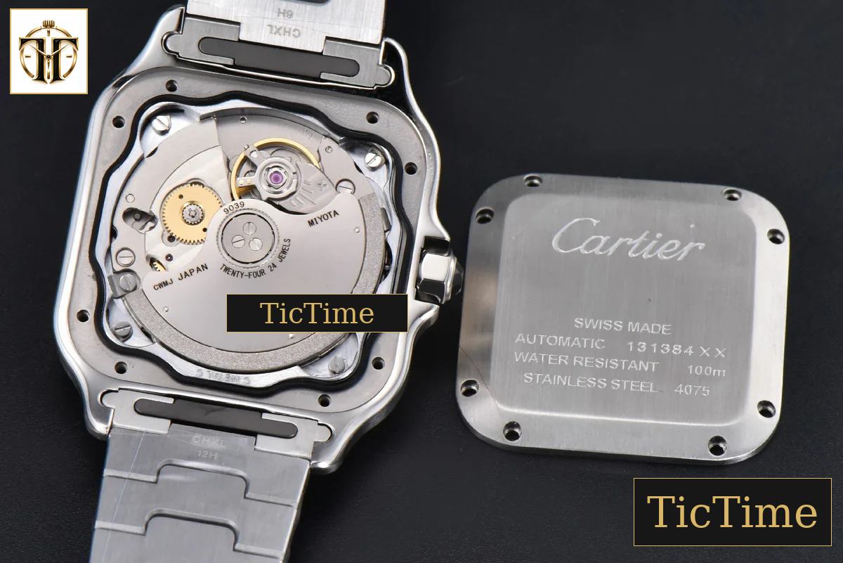 Santos de Cartier Medium 35mm BVF YG/SS White Dial YG/SS Bracelet Miyota 9039 — foto 20