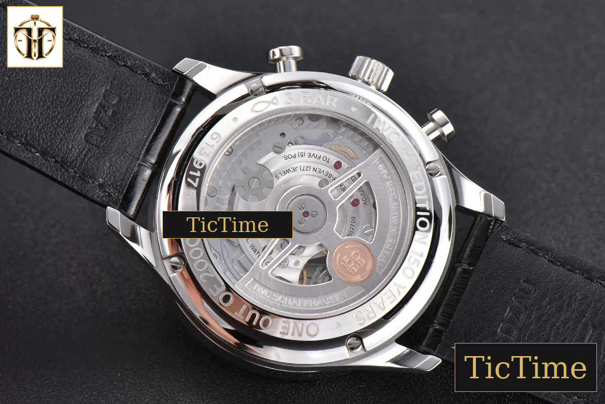 Portugieser Chrono “150 Years” IW371601 41mm ZF Blue Dial Black Strap Cal69355 — foto 17