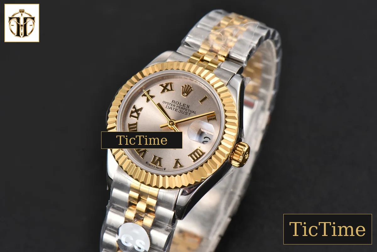 DateJust Ladies 28mm WF YG/SS Silver Dial Roma Marker Jubilee Bracelet A2236 — foto 5