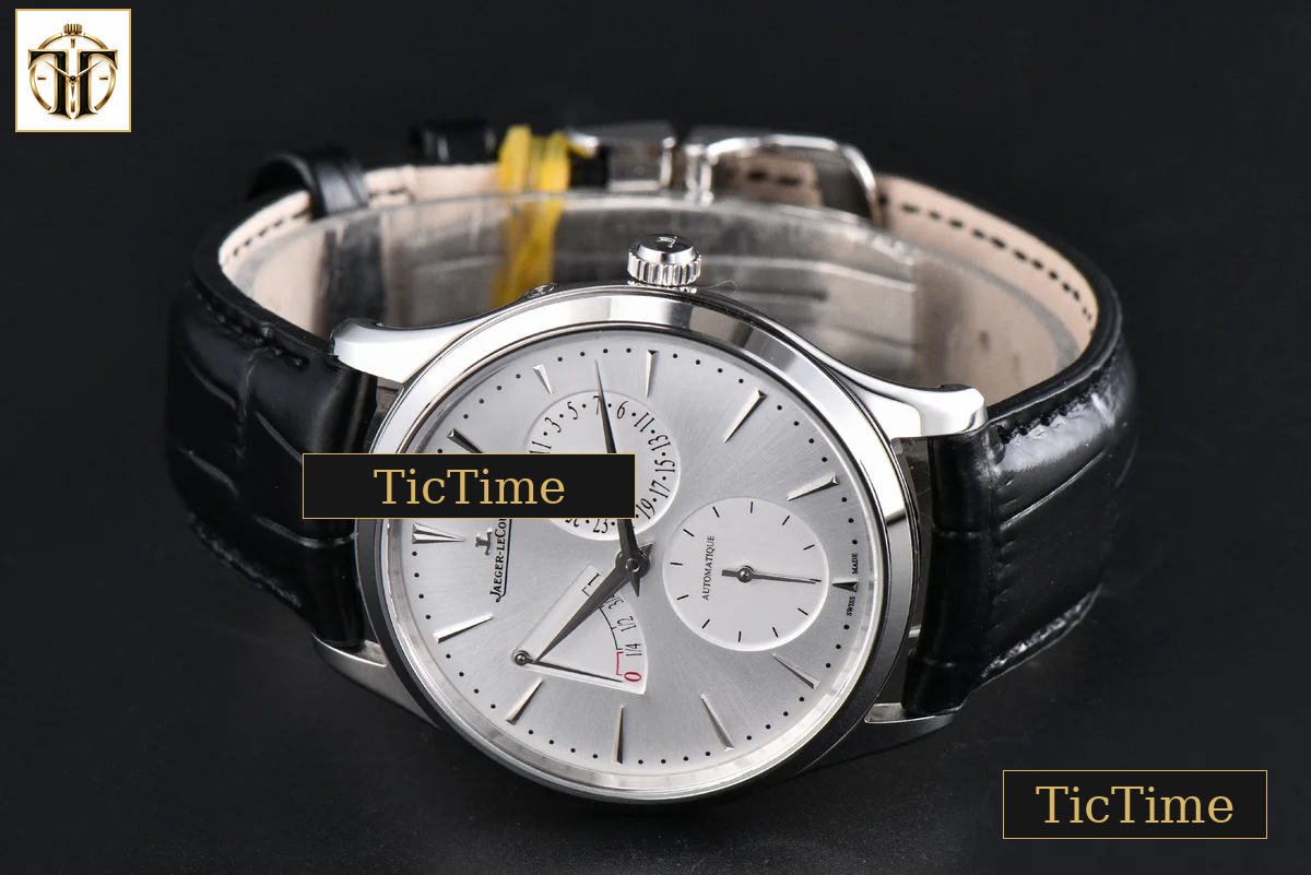 Master Ultra Thin Power Reserve 39mm APSF Silver Dial Black Leather Strap DD938 — foto 13