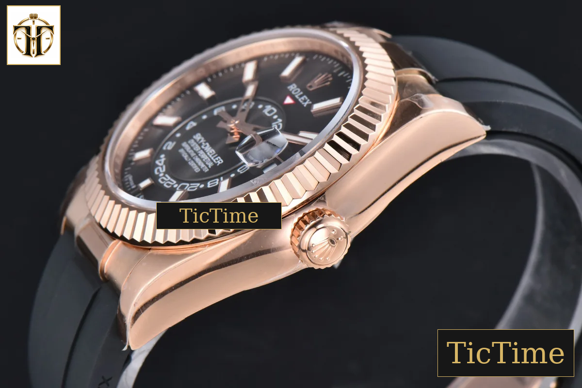 Sky-Dweller 336935 42mm ZF RG Case Grey Dial Rubber Oysterflex Strap (Tungsten) — foto 11