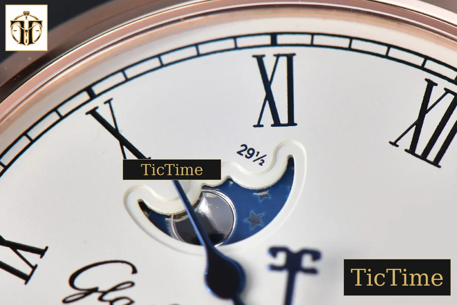 Excellence Panorama Date Moonphase 40mm V9F RG White Dial Brown Leather Strap A100 — foto 5