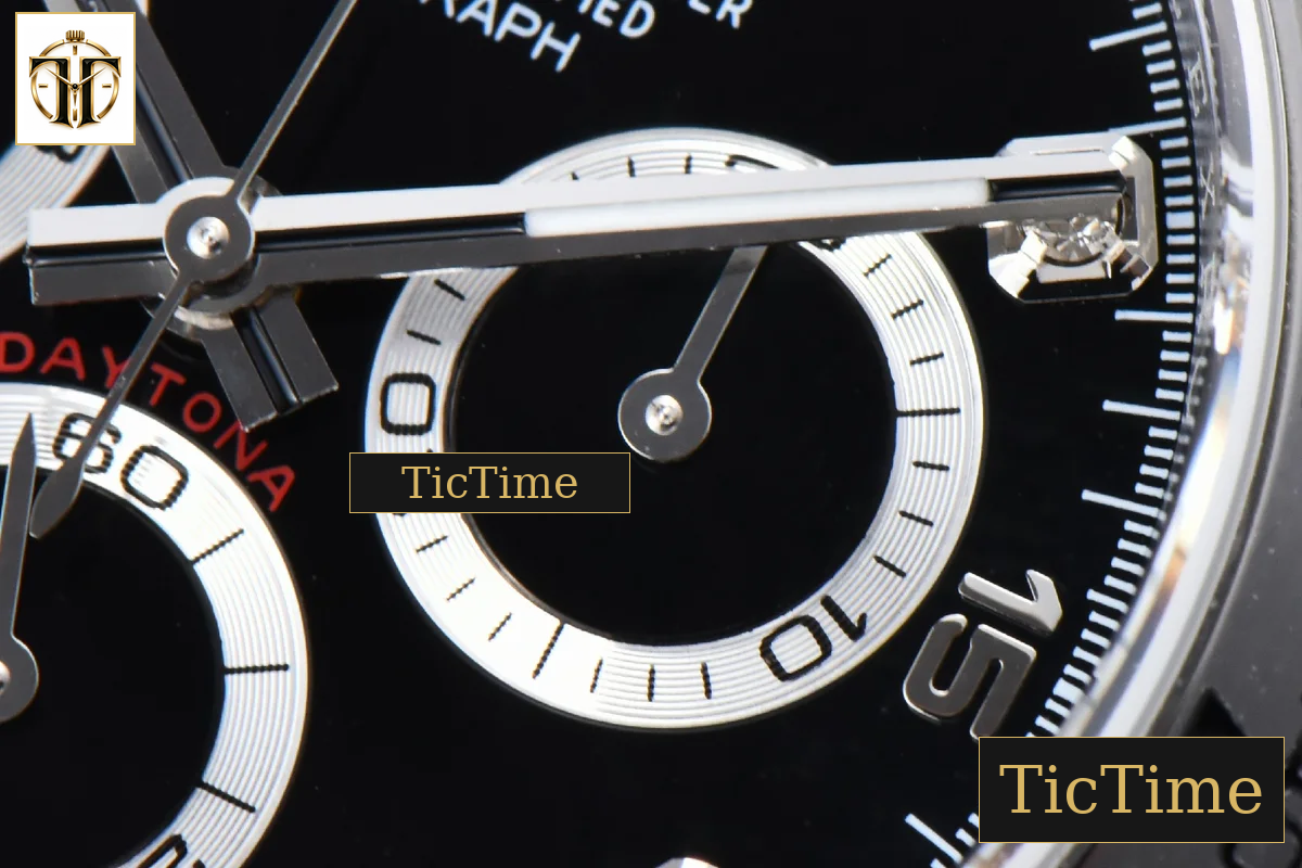 Daytona 904L 116509 40mm BTF Black Dial Diamond Marker SS Bracelet SA4130 — foto 11