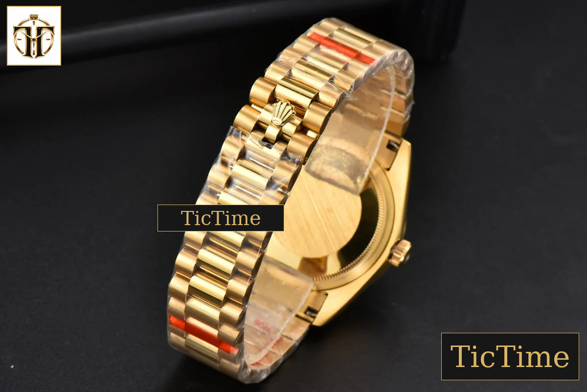 Daydate 36mm GMF YG Meteorite Dial Roma Diamond Marker YG Bracelet A3235 — foto 30