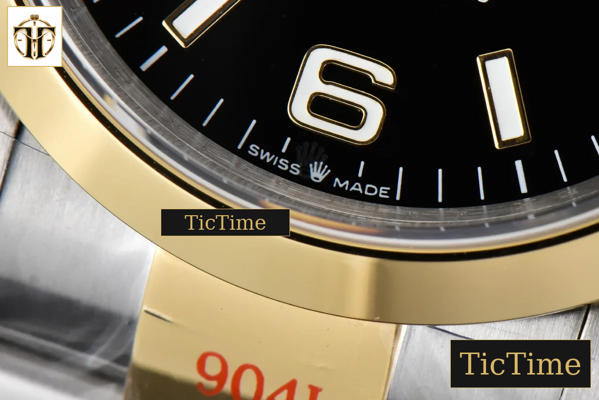Explorer 124273 36mm GMF YG/SS 904L Black Dial YG/SS Bracelet VR3230 — foto 9