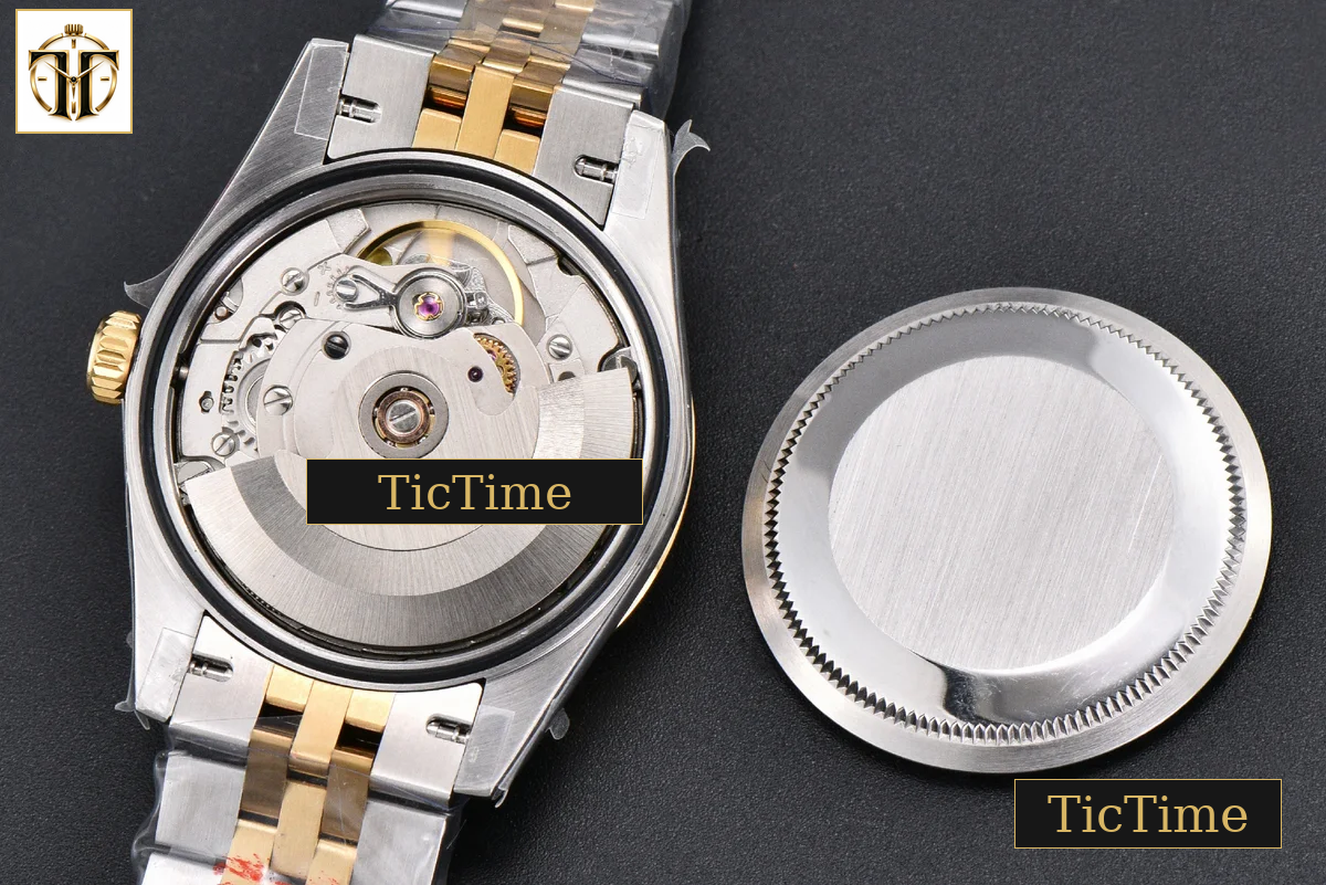 DateJust 904L 31mm GMF Diamond Bezel Red Dial Diamond Marker YG/SS Jubilee Bracelet A2824 — foto 21