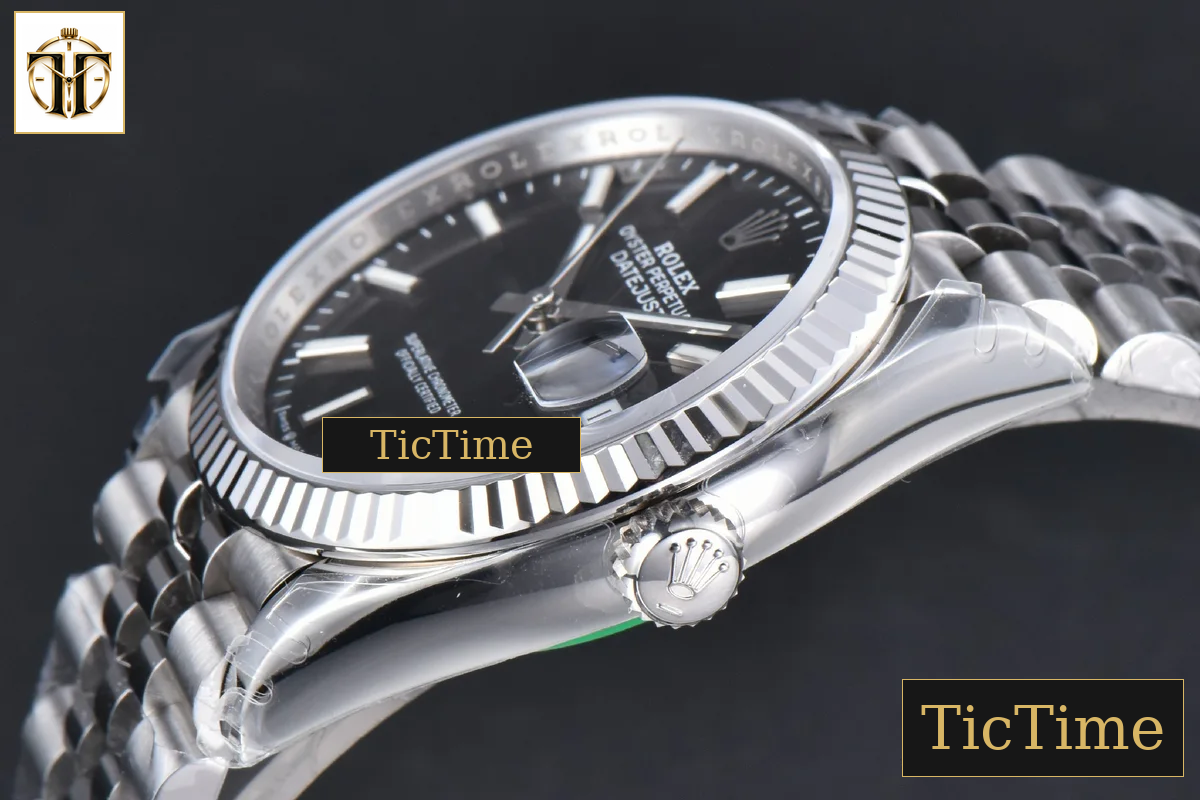 DateJust 904L 126234 36mm VSF Black Dial Lume Marker Jubilee Bracelet VS3235 — foto 12
