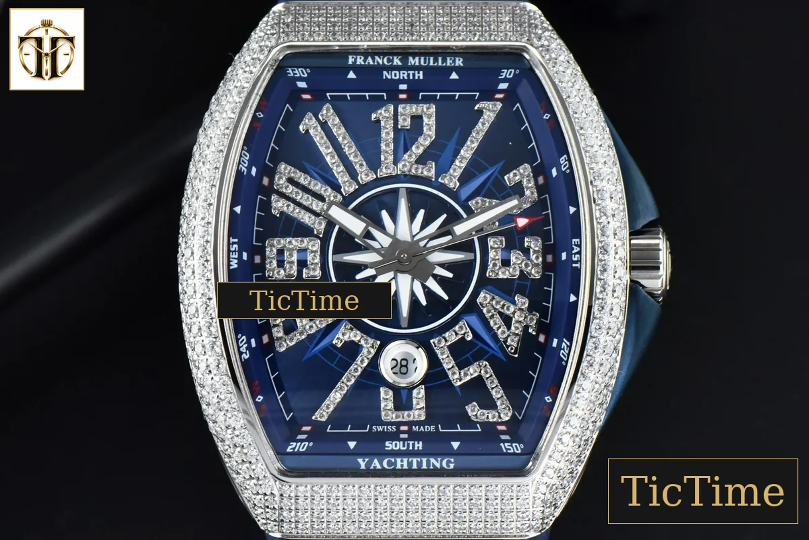 Vanguard V45 45mm ABF Diamond Blue Dial Blue Rubber Strap MIYOTA 9015 — foto 2