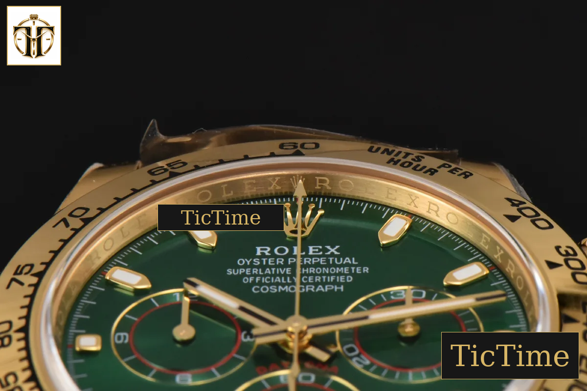 Daytona 116508 40mm BTF YG Green Dial YG Bracelet SA4130 — foto 13