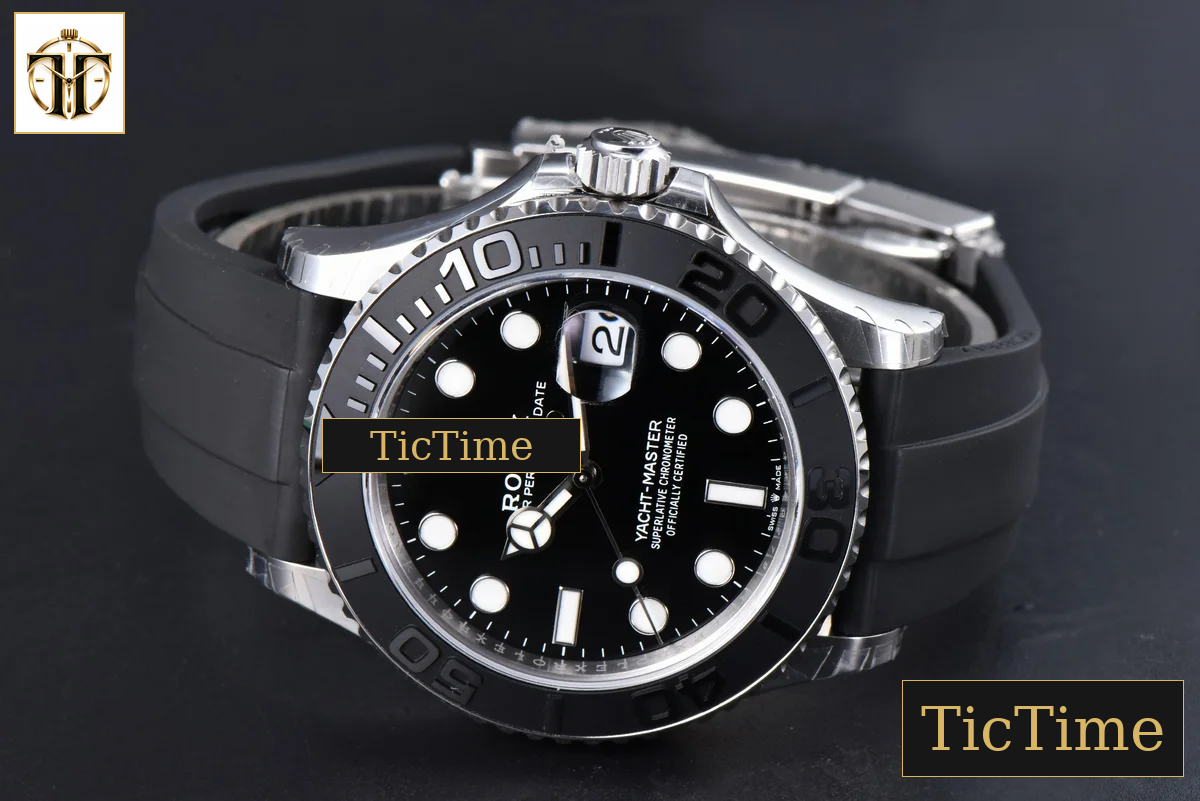 Yacht-Master 904L 226659 42mm VSF Ceramic Black Dial Oysterflex Strap (Tungsten V3) VS3235 — foto 15