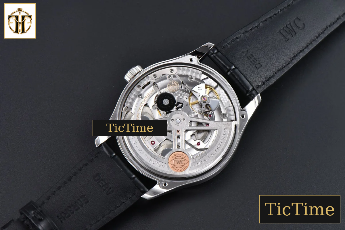 Portugieser Automatic 7 Days IWC0559E 42mm APSF SS White Dial YG Numeral Markers Black Leather Strap A52010 — foto 17