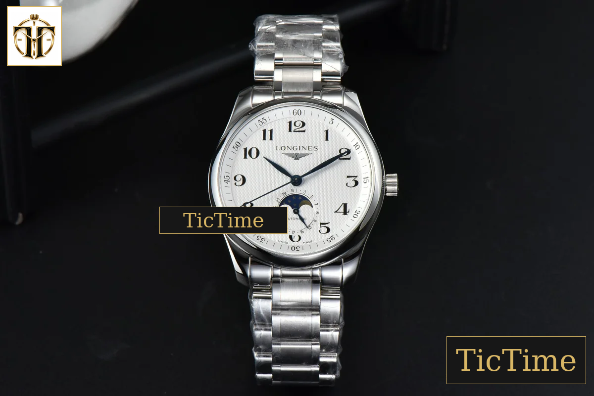 Master Moonphase 40mm GF White Dial SS Bracelet A899 — foto 2