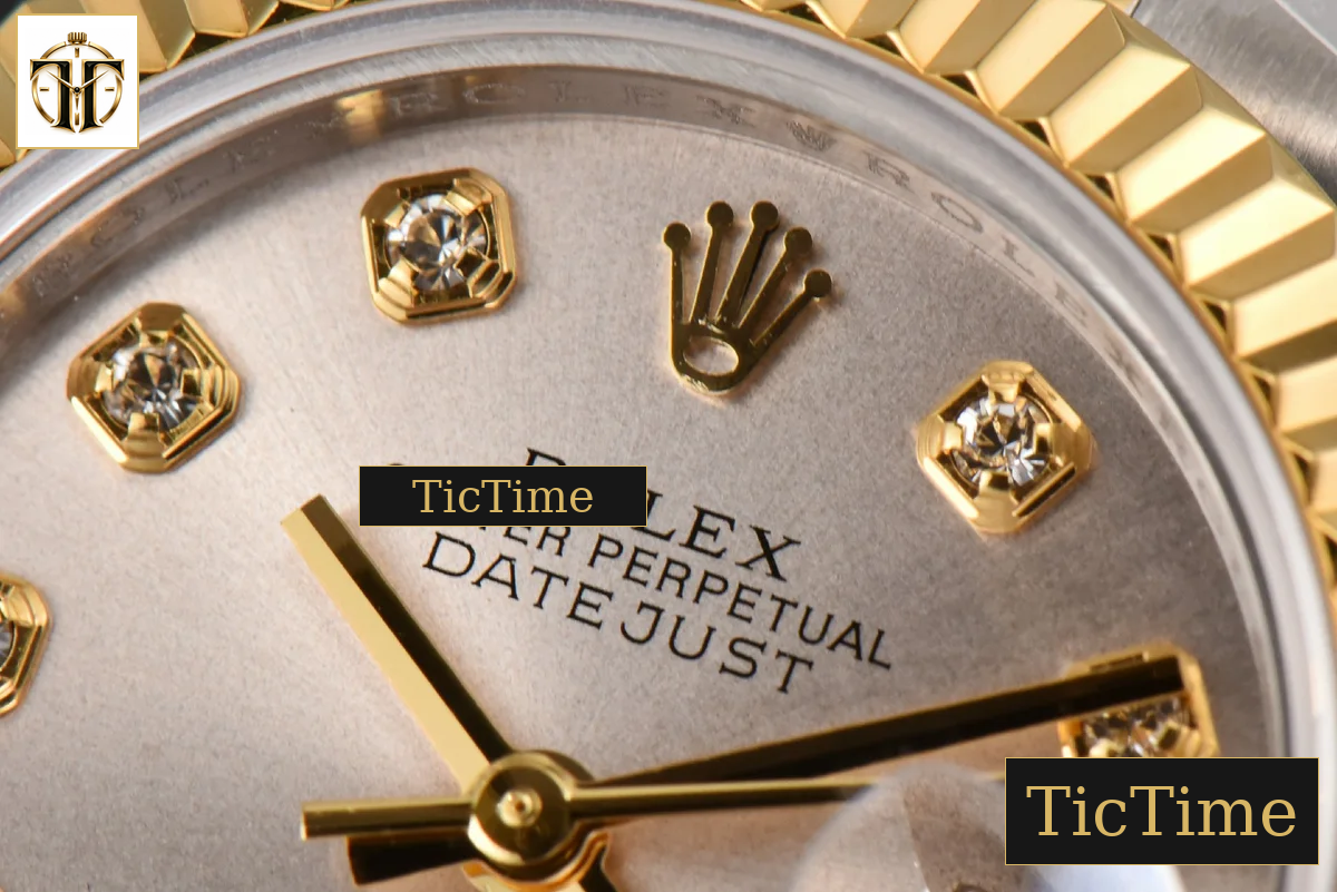 DateJust Ladies 28mm WF YG/SS Silver Dial Diamond Marker Jubilee Bracelet A2236 — foto 6