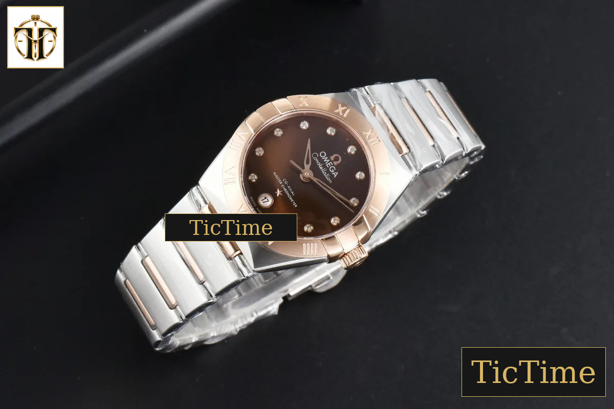 Constellation 29mm TWSF RG Brown Dial RG/SS Bracelet A8700 — foto 12