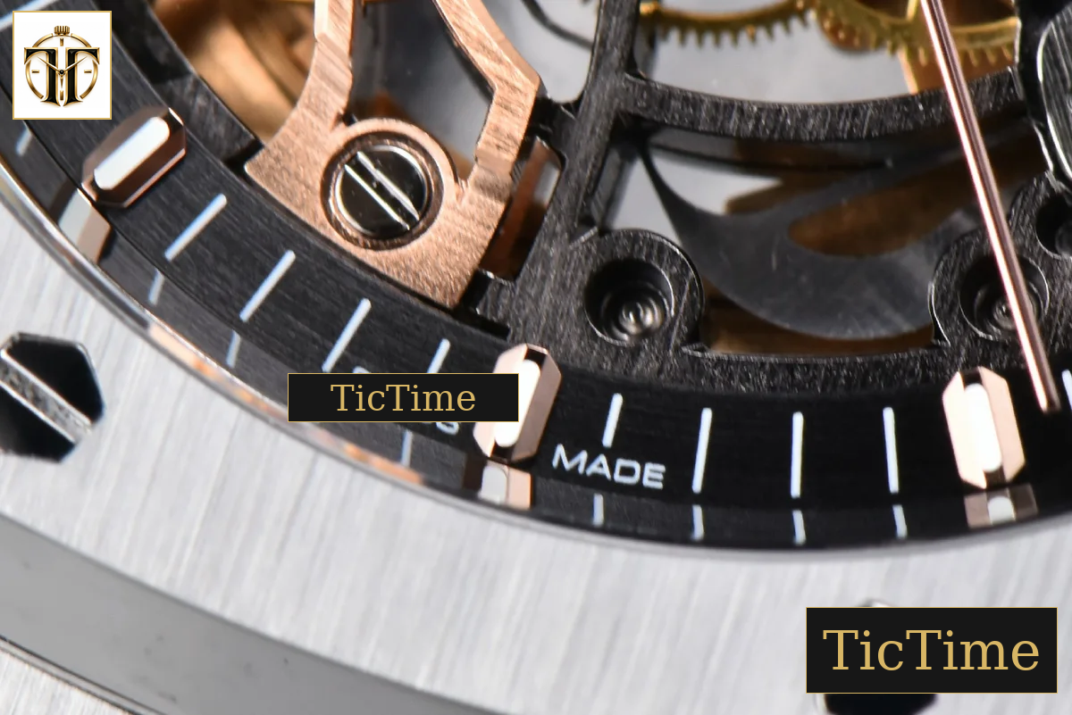 Royal Oak 15407 41mm THBF White SS Skeleton Dial White SS Bracelet SA3132 — foto 9