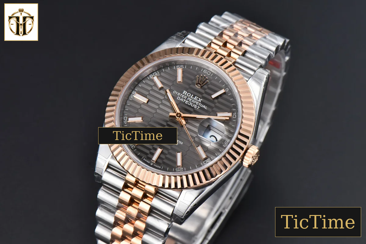 DateJust 126331 41mm VSF RG/SS Gray Motif Dial Jubilee Bracelet VS3235 — foto 4