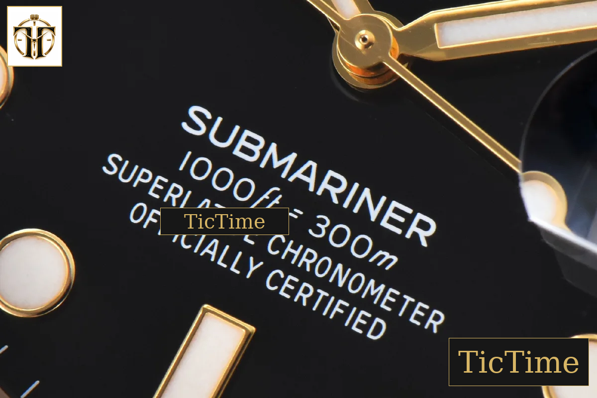 Submariner LN 116618 40mm Clean Factory YG Black DIal YG Bracelet VR3135 — foto 7