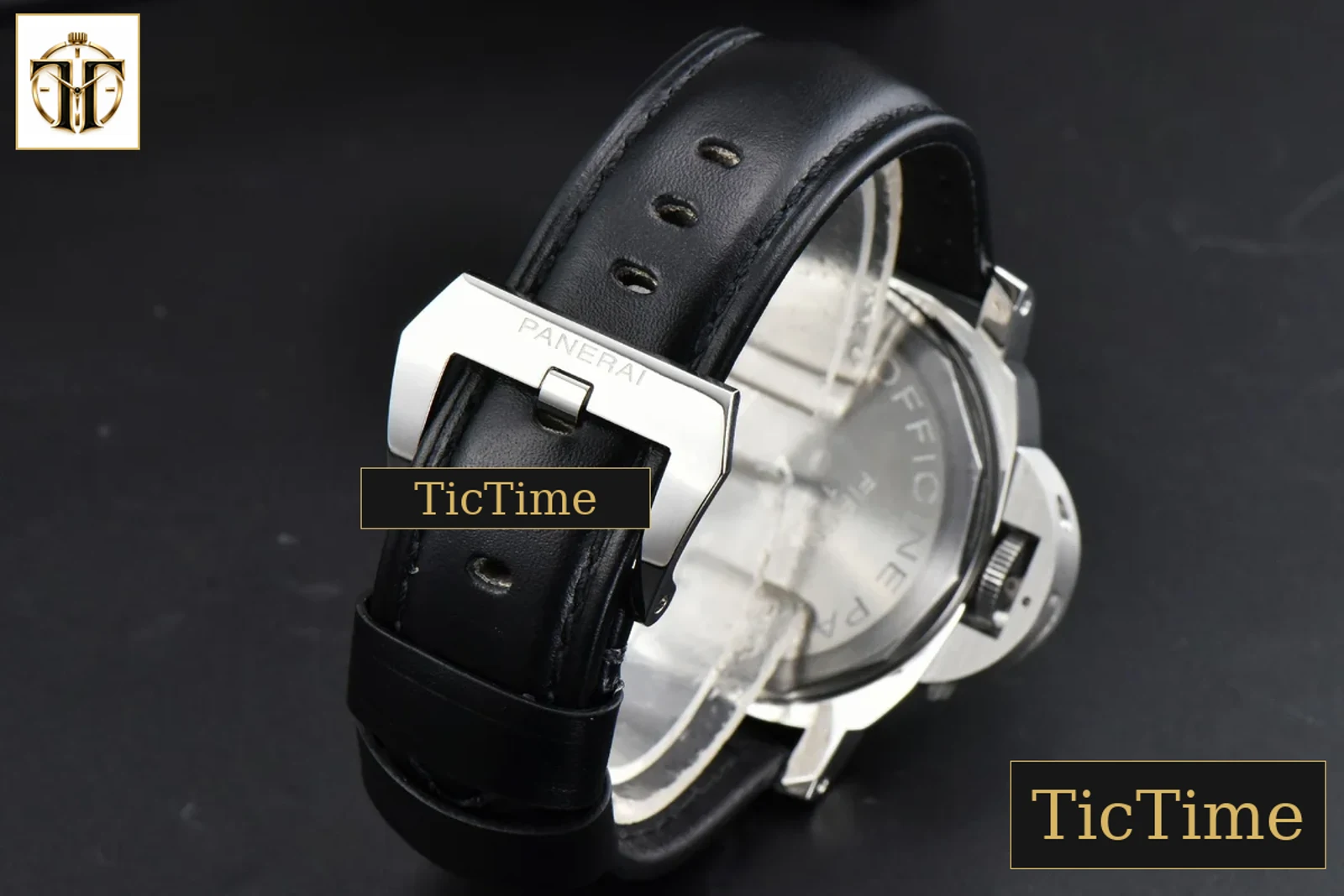 PAM000 44mm HWF Black Dial Black Leather Strap A6497 — foto 13