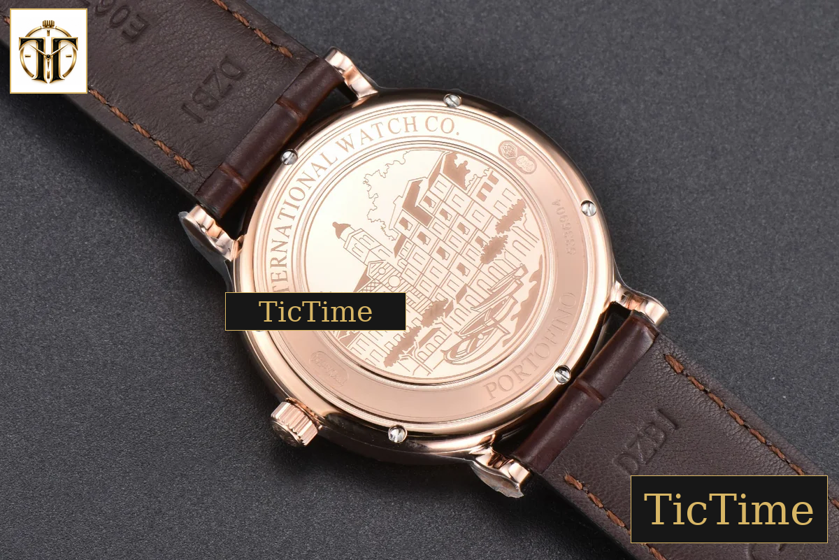 Portofino 40mm V7F RG Blue Dial RG Marker Brown Leather Strap A2892 — foto 16