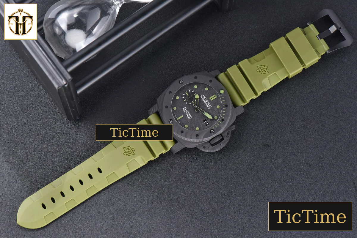 Carbotech Submersible PAM961 47mm VSF Black Dial Rubber Strap Asia XXXIV — foto 27