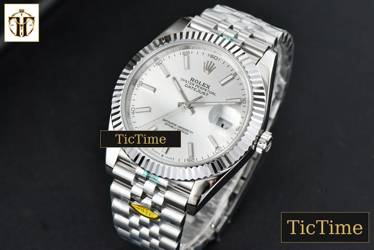 DateJust 126334 41mm ZF Silver Dial Jubilee Bracelet 2824 — foto 4