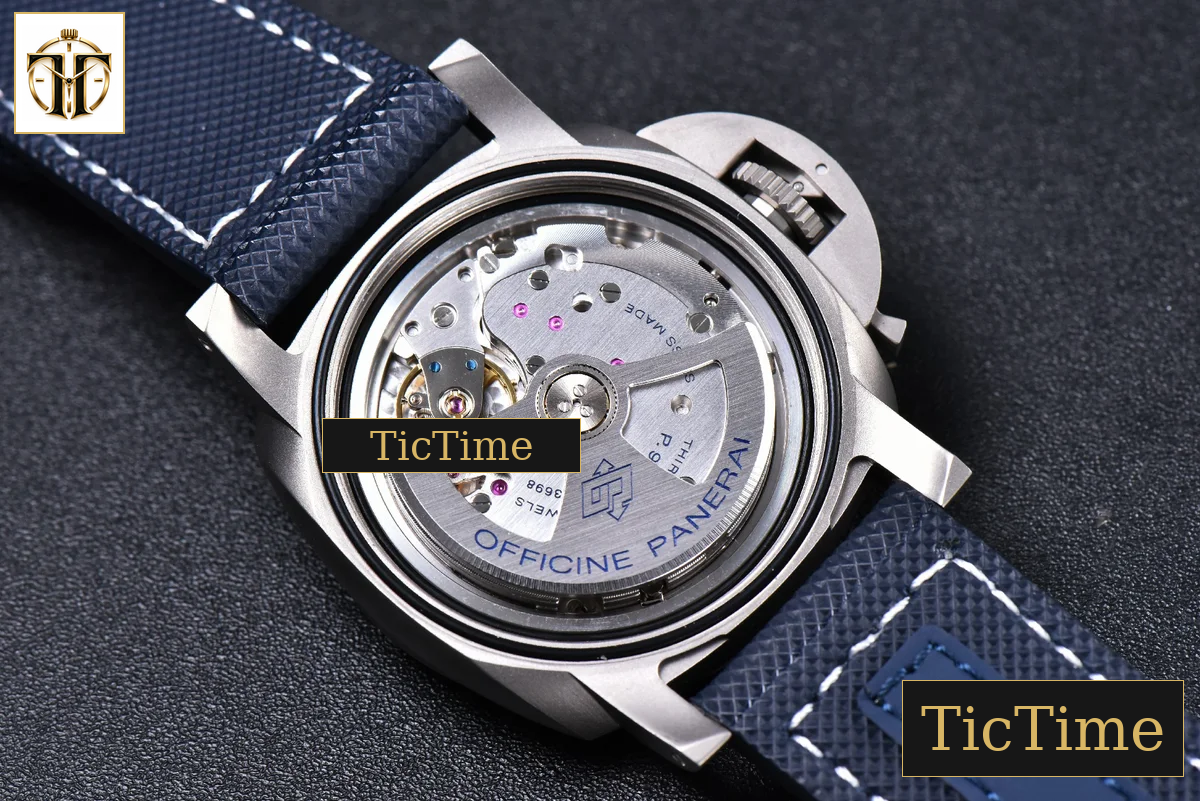 PAM1117 44mm VSF Titanium Blue Dial Blue Rubber Strap P9010 — foto 18