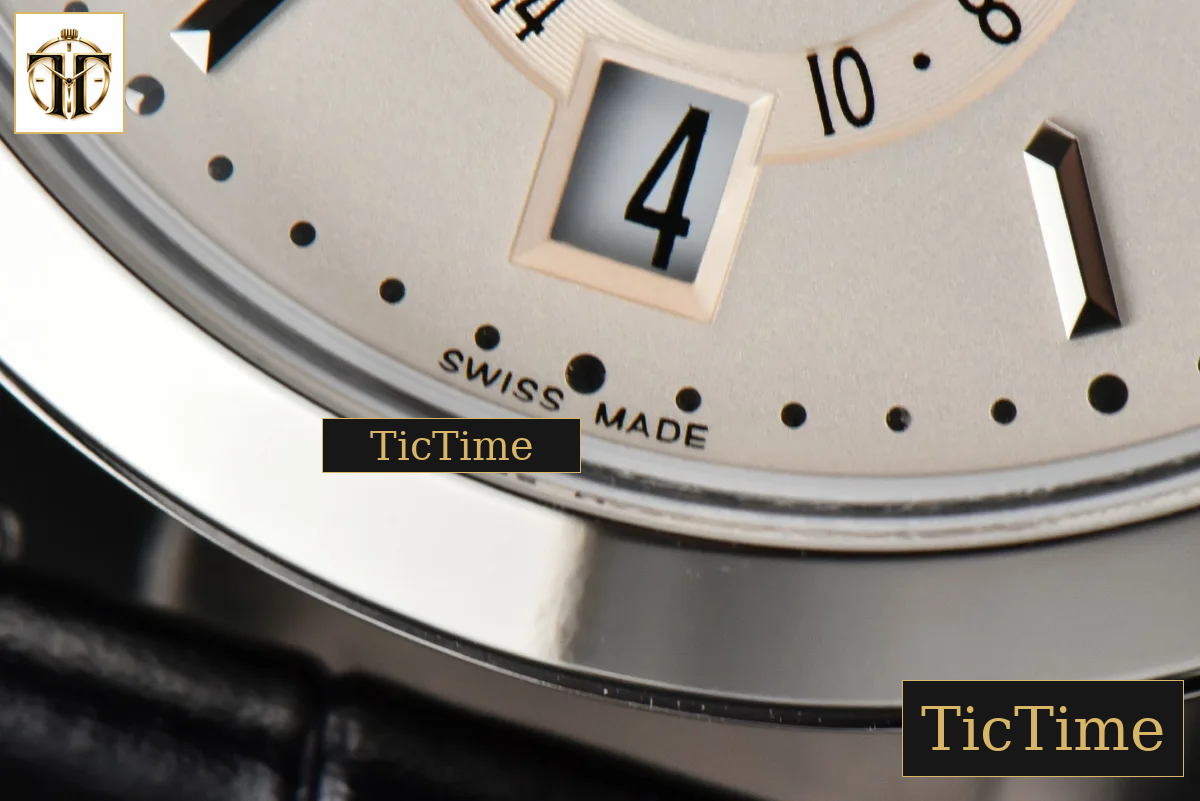 Complications 5396 38.5mm ZF White Dial Moonphase Stick Markers Black Leather Strap MY9015 — foto 8