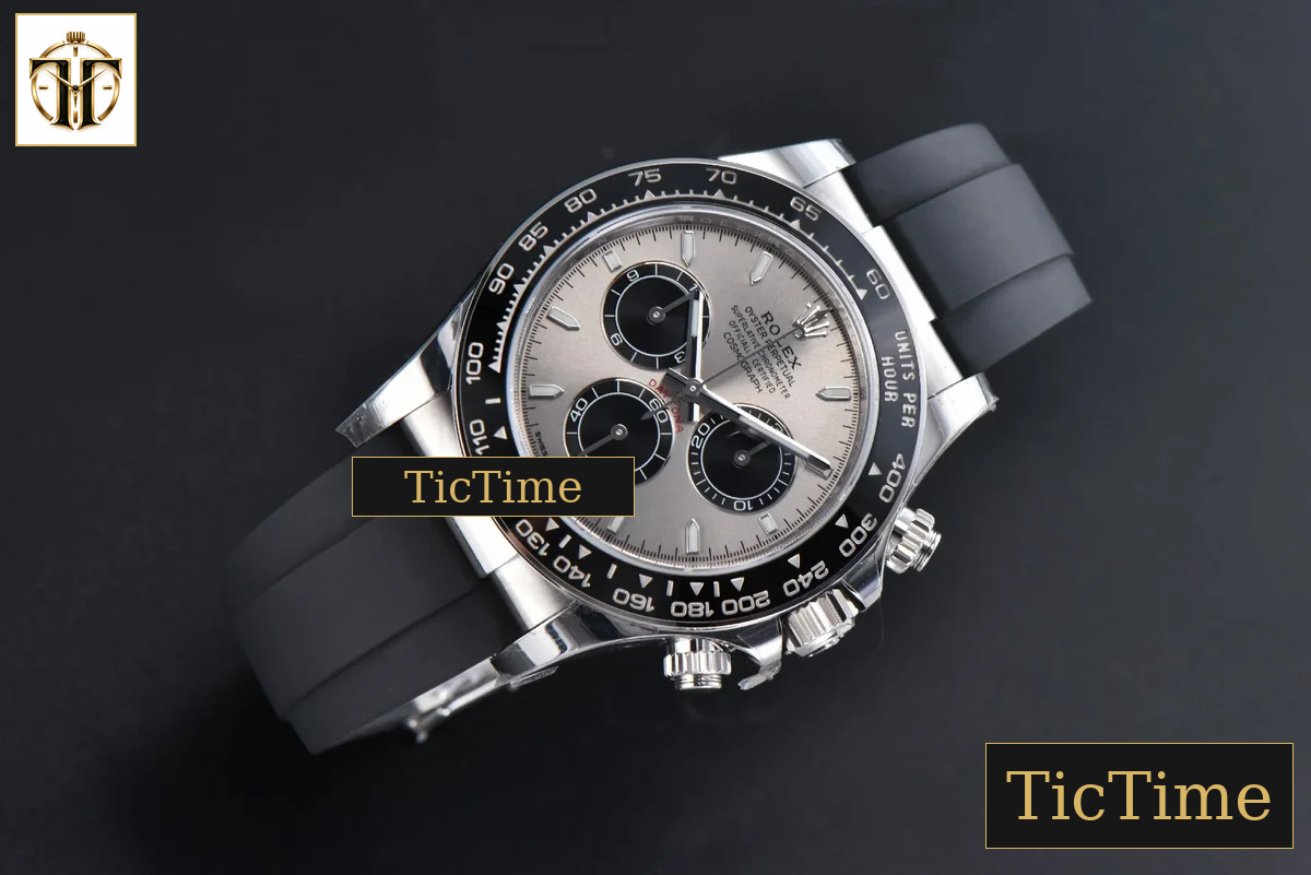 Daytona 904L 126519 40mm VSF Gray Black Subdial Oysterflex Strap DD4131 — foto 3