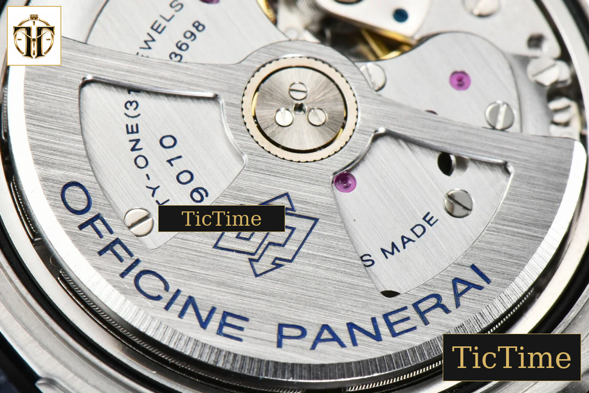 PAM1393 42mm VSF Blue Dial Blue Leather Strap P9010 — foto 17
